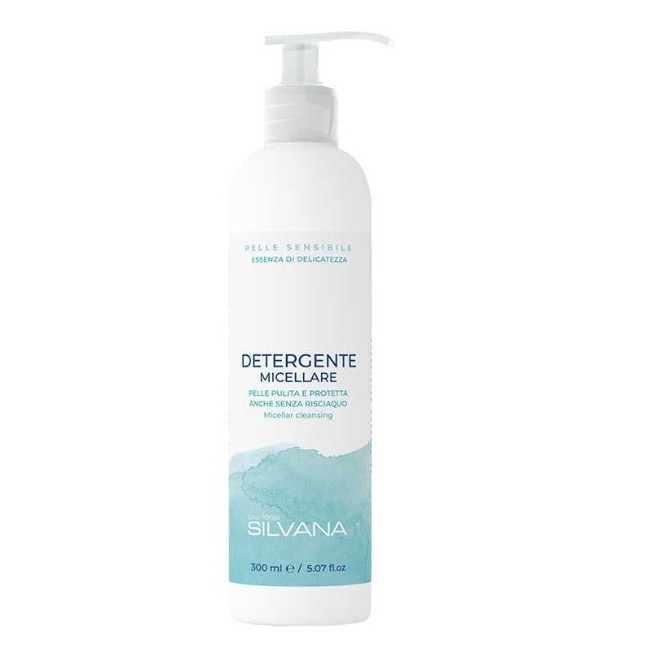 Detergente Micellare Silvana 300ml per una pulizia delicata del viso Detergente Micellare Silvana 300ml per una pulizia delicata del viso