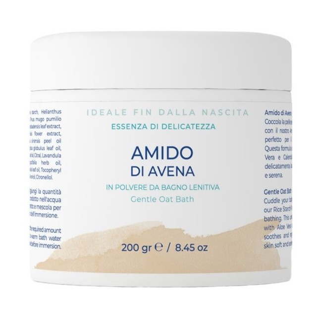 Amido d'avena puro Laboratorio Silvana per pelli delicate e sensibili 200g