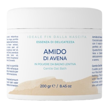 Amido d'avena puro Laboratorio Silvana per pelli delicate e sensibili 200g