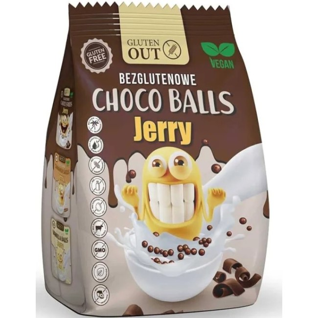 Camerino Francesco Choco Balls Jerry senza glutine croccanti al cioccolato 375g