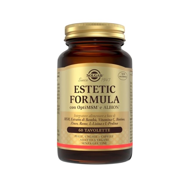 Solgar Estetic Formula 60 Tavolette per la bellezza di pelle capelli e unghie Solgar Estetic Formula 60 Tavolette per la bellezza di pelle capelli e unghie