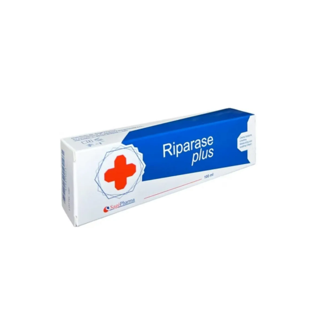 Sage Pharma Riparase Plus Crema 100 ml - Trattamento riparatore per pelli secche e irritate