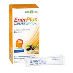 Enerplus Mente Attiva 12 stick pack per energia mentale e concentrazione immediata