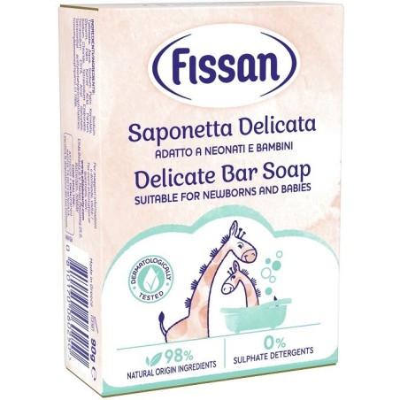 Fissan Saponetta Solida New 90g per igiene delicata e protezione quotidiana della pelle Fissan Saponetta Solida New 90g per igiene delicata e protezione quotidiana della pelle