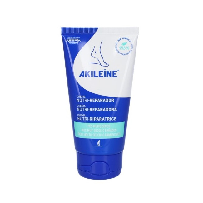 Crema piedi secchi Akileine Blu idratante e nutriente per pelle screpolata Crema piedi secchi Akileine Blu idratante e nutriente per pelle screpolata