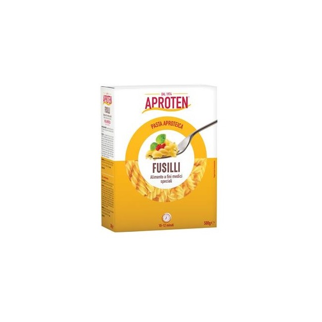 Aproten Pasta Fusilli 500g aproteica per diete a basso contenuto proteico