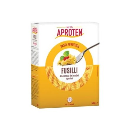 Aproten Pasta Fusilli 500g aproteica per diete a basso contenuto proteico