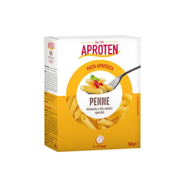 Aproten Pasta Penne 500g senza glutine per dieta ipoproteica controllata