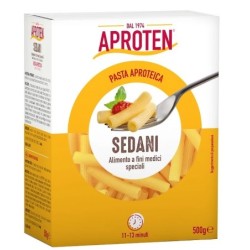Aproten Pasta Sedani aproteica 500g ideale per diete a basso contenuto proteico