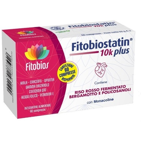 Fitobiostatin 10k Plus 60 Compresse Senza Glutine Naturalmente Privo Di Lattosio
