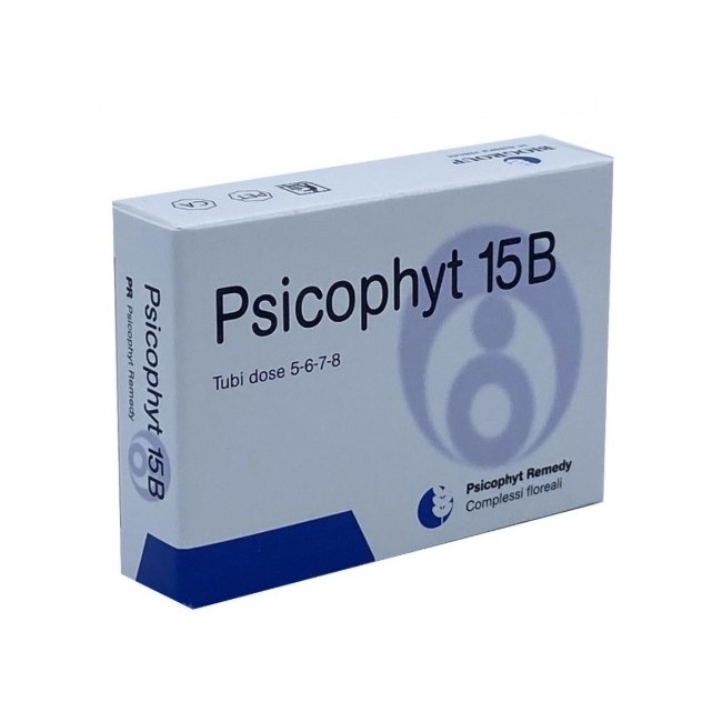 Psicophyt Remedy 15b per il benessere naturale in 4 tubi da 1,2g