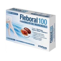 Fleboral 100 integratore per il benessere delle gambe e microcircolo 30 capsule molli