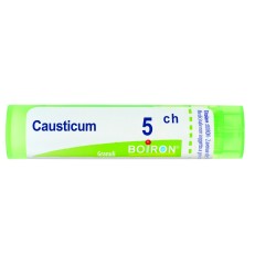 Boiron Causticum 5CH tubo granuli omeopatici 80gr per trattamento disturbi cutanei e reumatici
