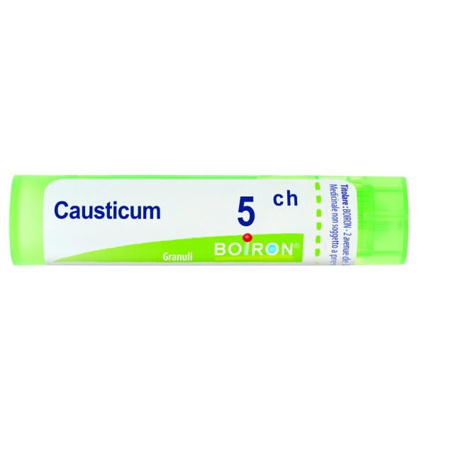Boiron Causticum 5CH tubo granuli omeopatici 80gr per trattamento disturbi cutanei e reumatici Boiron Causticum 5CH tubo granuli omeopatici 80gr per trattamento disturbi cutanei e reumatici