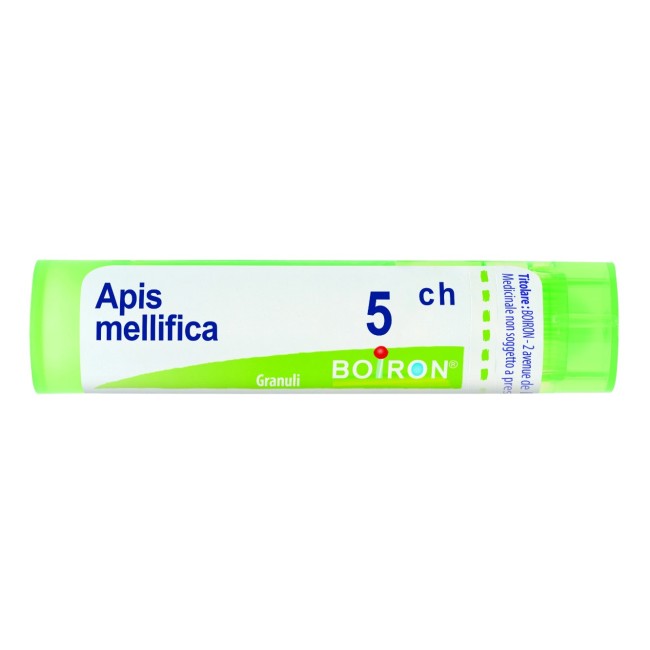 Boiron Apis Mellifica 5 CH Granuli Omeopatici - Tubo da 4 grammi per edemi e gonfiori Boiron Apis Mellifica 5 CH Granuli Omeopatici - Tubo da 4 grammi per edemi e gonfiori