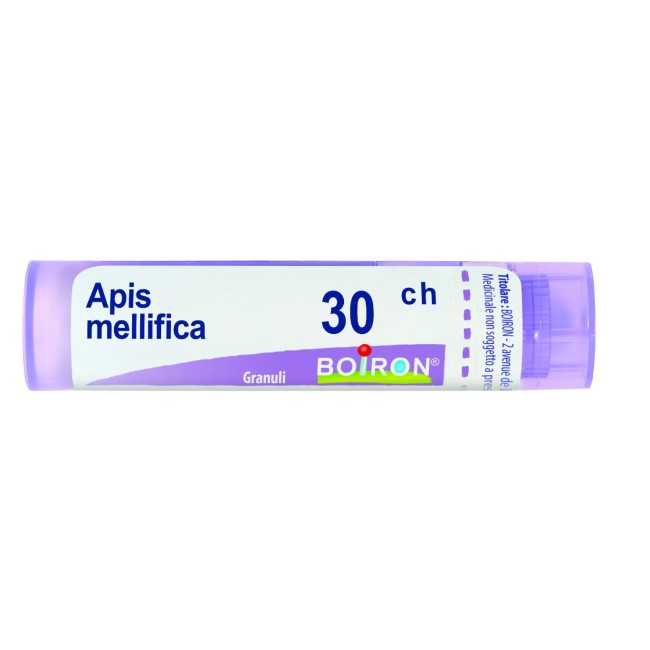 Boiron Apis Mellifica 30 CH Granuli Omeopatici - Tubo da 4 grammi per edemi e infiammazioni Boiron Apis Mellifica 30 CH Granuli Omeopatici - Tubo da 4 grammi per edemi e infiammazioni