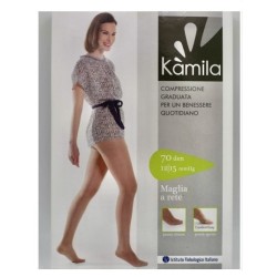 Collant a rete Ca-mi Kamila Comfort 70 denari colore Playa taglia 2