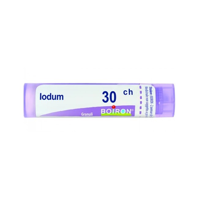 Boiron Iodum 30 CH Granuli Omeopatici - Medicinale omeopatico in granuli tubo da 4 grammi