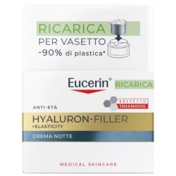 Crema notte Eucerin Hyaluron Filler Elasticity formato ricarica anti-et&agrave; per pelle matura