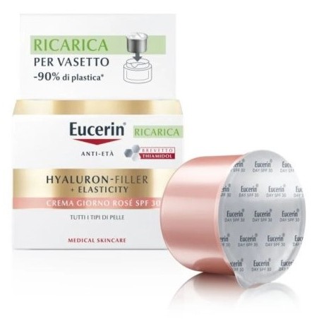 Crema giorno anti-età Eucerin con acido ialuronico SPF30 formato ricarica da 50ml Crema giorno anti-età Eucerin con acido ialuronico SPF30 formato ricarica da 50ml