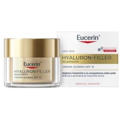Eucerin Hyaluron Filler Elasticity crema giorno SPF15 anti-età per pelle matura e compatta