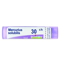Boiron Mercurius Solubilis 30 CH Granuli Omeopatici - Tubo da 4 grammi per terapia omeopatica