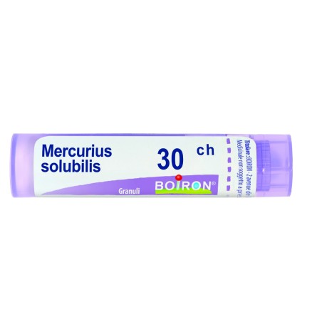 Boiron Mercurius Solubilis 30 CH Granuli Omeopatici - Tubo da 4 grammi per terapia omeopatica Boiron Mercurius Solubilis 30 CH Granuli Omeopatici - Tubo da 4 grammi per terapia omeopatica