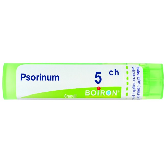 Boiron Psorinum 5 CH Granuli - Tubo da 4g di medicinale omeopatico per uso tradizionale Boiron Psorinum 5 CH Granuli - Tubo da 4g di medicinale omeopatico per uso tradizionale