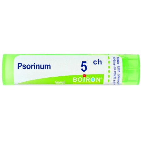 Boiron Psorinum 5 CH Granuli - Tubo da 4g di medicinale omeopatico per uso tradizionale Boiron Psorinum 5 CH Granuli - Tubo da 4g di medicinale omeopatico per uso tradizionale
