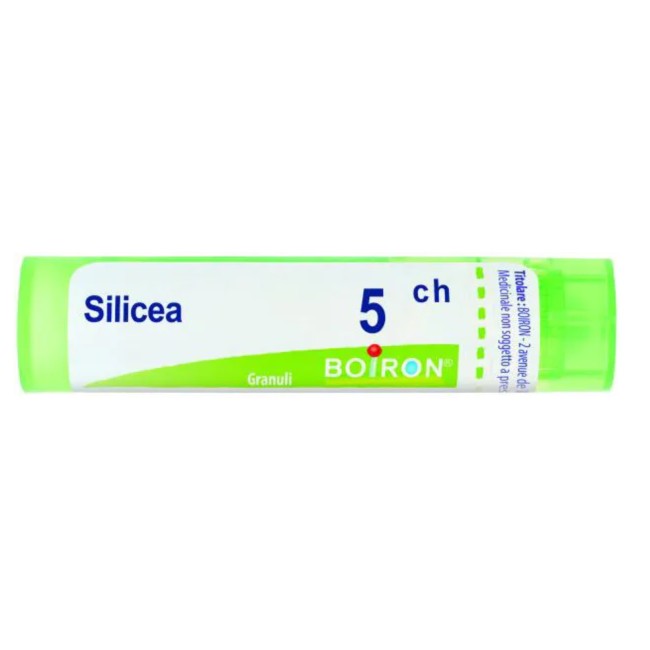 Boiron Silicea 5 CH Granuli Omeopatici - Medicinale omeopatico in tubo da 4 grammi Boiron Silicea 5 CH Granuli Omeopatici - Medicinale omeopatico in tubo da 4 grammi