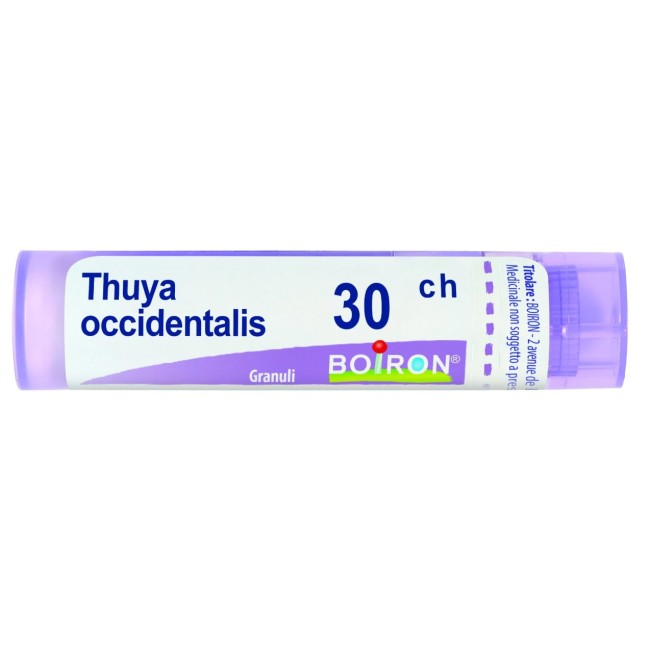 Boiron Thuya Occidentalis 30 CH Granuli - Medicinale Omeopatico Tubo 4g Boiron Thuya Occidentalis 30 CH Granuli - Medicinale Omeopatico Tubo 4g