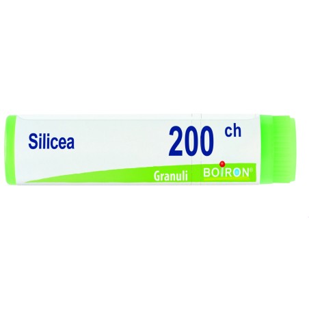 Boiron Silicea 200 CH Globuli - Medicinale omeopatico in granuli monodose da 1 grammo Boiron Silicea 200 CH Globuli - Medicinale omeopatico in granuli monodose da 1 grammo