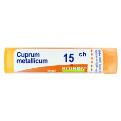 Boiron Cuprum Metallicum 15 CH Granuli Omeopatici - Tubo da 4 grammi per crampi e spasmi