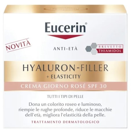 Eucerin Hyaluron Filler+ Elasticity Crema Giorno Rose' Spf30 50 Ml