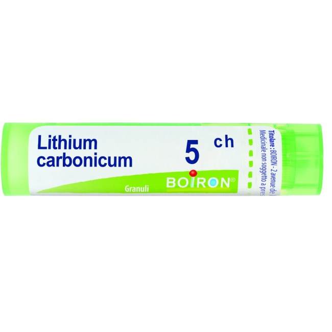 Boiron Lithium Carb 5ch Gr granuli omeopatici per il tuo benessere naturale Boiron Lithium Carb 5ch Gr granuli omeopatici per il tuo benessere naturale