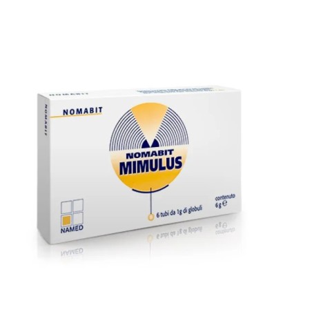 Nomabit Mimulus Globuli 6g - Rimedio omeopatico naturale per paure e timidezza Nomabit Mimulus Globuli 6g - Rimedio omeopatico naturale per paure e timidezza
