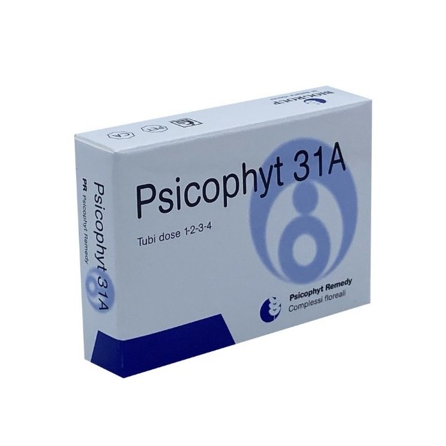 Biogroup Psicophyt Remedy 31a - Rimedio omeopatico in granuli, confezione da 4 tubi da 1,2g
