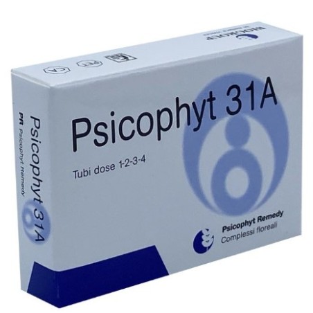 Biogroup Psicophyt Remedy 31a - Rimedio omeopatico in granuli, confezione da 4 tubi da 1,2g