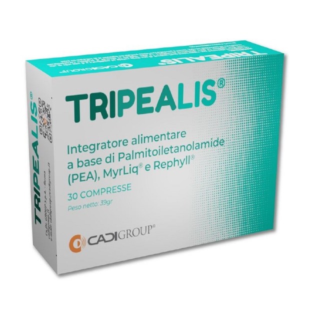Tripealis 30 compresse integratore alimentare senza glutine e lattosio per il benessere Tripealis 30 compresse integratore alimentare senza glutine e lattosio per il benessere
