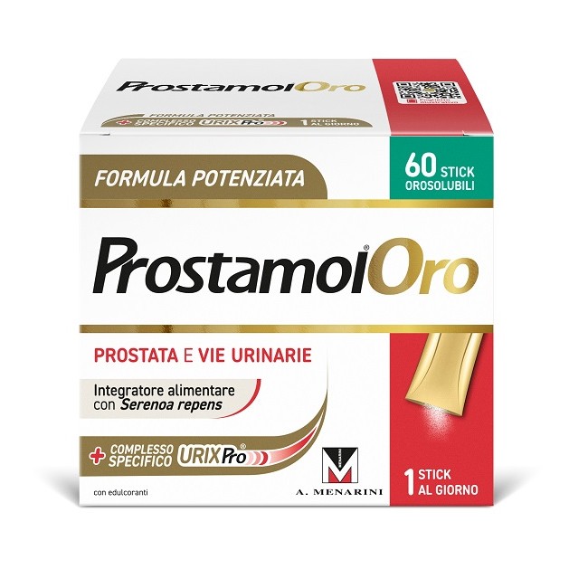 Prostamol Oro stick orosolubili per il benessere della prostata gusto frutti rossi Prostamol Oro stick orosolubili per il benessere della prostata gusto frutti rossi