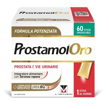 Prostamol Oro stick orosolubili per il benessere della prostata gusto frutti rossi Prostamol Oro stick orosolubili per il benessere della prostata gusto frutti rossi