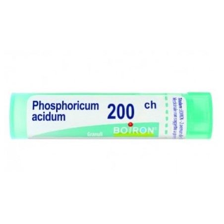 Boiron Phosphoricum Acidum 200CH granuli omeopatici per il benessere naturale Boiron Phosphoricum Acidum 200CH granuli omeopatici per il benessere naturale