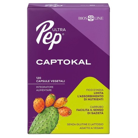 Ultra Pep Captokal 120 capsule vegetali per il controllo del peso e metabolismo dei grassi Ultra Pep Captokal 120 capsule vegetali per il controllo del peso e metabolismo dei grassi