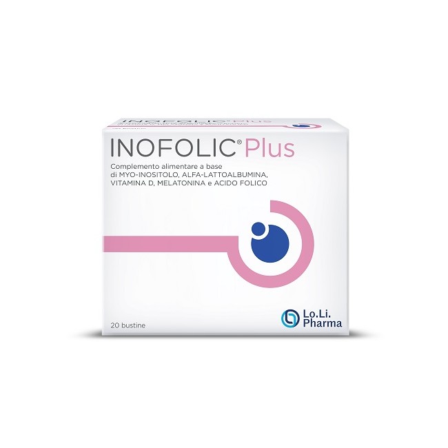 Inofolic Plus 20 bustine integratore per il benessere femminile senza glutine Inofolic Plus 20 bustine integratore per il benessere femminile senza glutine