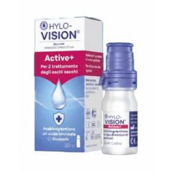 Omnivision Hylovision Active+ collirio lubrificante con acido ialuronico e vitamina B12 10ml