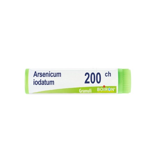 Arsenicum Iodatum 200CH Boiron granuli omeopatici tubo monodose da 1g Arsenicum Iodatum 200CH Boiron granuli omeopatici tubo monodose da 1g