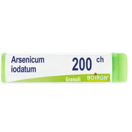 Arsenicum Iodatum 200CH Boiron granuli omeopatici tubo monodose da 1g Arsenicum Iodatum 200CH Boiron granuli omeopatici tubo monodose da 1g
