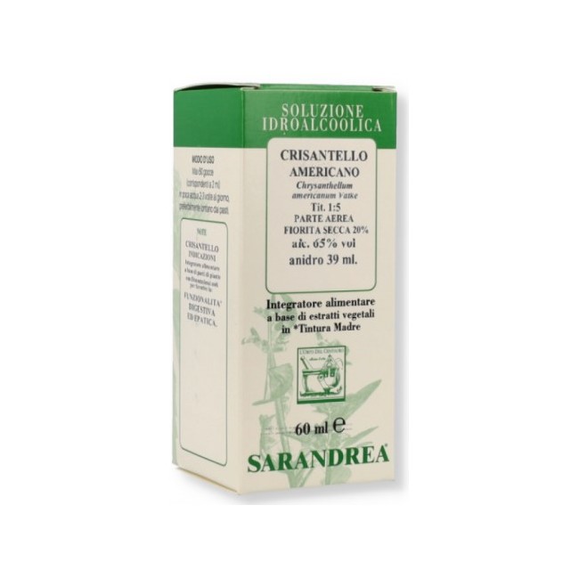 Tintura Madre Crisantello Americano Sarandrea 60ml per il benessere naturale