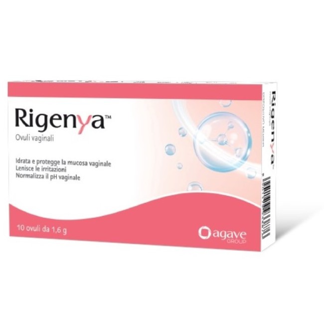 Rigenya 10 Ovuli vaginali per il benessere intimo femminile e rigenerazione mucosa
