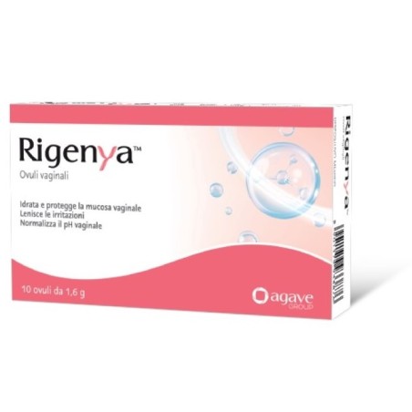 Rigenya 10 Ovuli vaginali per il benessere intimo femminile e rigenerazione mucosa